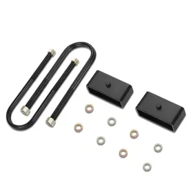 J2-lk-fd-r-006-bk ‎ J2 Engineering 2 Inch Rear Leaf Spring Leveling Lift Blocks Compatible With Ford