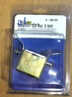 A-1867781 A&i New Generator Cut Out Unit 6 Volt Allis Case Oliver Mm Nip