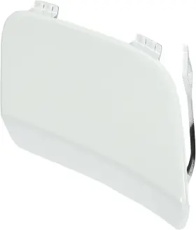 Acropix 240203000327 Front Car Bumper Tow Hook Cover Cap White Fit For