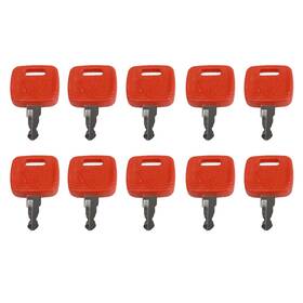 Adorish Re43492 10pcs Ignition Key Re183935 Re71557 Replacement For Jd Farm Tractor 3120