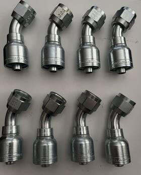 Aeroquip 1aa10fja8 Pack Of 10 - / Eaton 45 Degree 5/8 Fjic Hose Crimp Fitting