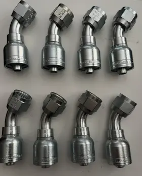 1aa10fja8 Aeroquip Pack Of 10 - / Eaton 45 Degree 5/8 Fjic Hose Crimp Fitting