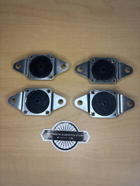 Aftermarket 378710r91 Set Of 4 - Ih Farmall Radiator Mounting Plate