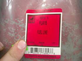 Aftermarket Fla-15 Fuel Line Fits Case Ih Range Of Older Tractors Nos Bd106