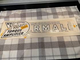 Aftermarket Rap70720 Complete Decal Set Fits Farmall Tractors Mta Super