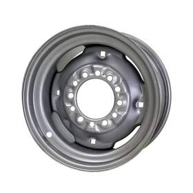 Ag Wheel Express 04-2516650-sm 7x15 6-hole Implement Tractor Front 5 Inch Backside Silver Mist