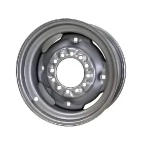 04-2516650-sm Ag Wheel Express 7x15 6-hole Implement Tractor Front 5 Inch Backside Silver Mist