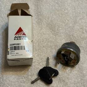 Agco 2229p00801 Ignition Switch For Massey Ferguson Tractor 2615 With 2 Keys Nos