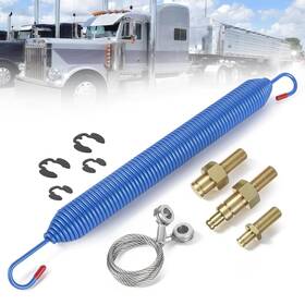 Aigemsi 13-04638 Hood Spring Cable Stud Bolt And Retainer Clip Kit Compatible With Pe