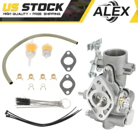 L63s1 Alex 663255828111 For Zenith Carburetor Updraft Gas Wisconsin Vh4d With 2-1/4 Inch Mount 1957-76 L63s1 Alex 663255828111 For Zenith Carburetor Updraft Gas Wisconsin Vh4d With 2-1/4 Inch Mount 1957-76