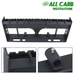 Wsl1129344 All-carb Heavy-duty Pallet Fork Frame 4000lb W Receiver Hitch And Spear Sleeves Skid Steer