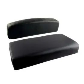 All States 780348112817 Seat Cushion Set - 2 Piece Vinyl Black Fits Allis Chalmers B C