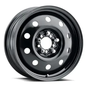 83b771338 Allied Wheel Components 83b Fwd Black Mod 17x7 Inch 5x110 And 5x120 Bolt Patterns 38mm Offset 5.5 Bs