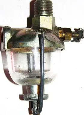 239167 Allis-chalmers Tillotson Glass Sediment Fuel Bowl Assembly #239167 Inch In Out
