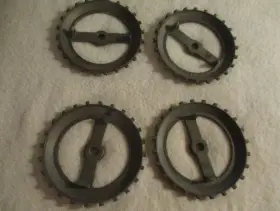 345434 Allis-chalmers Allis-chambers Set Of 4 Seed Plates New Old Stock Pn#