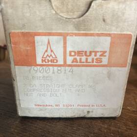 Allis-chalmers 79001814 Nos Deutz 2ga Straight Clamp Kit
