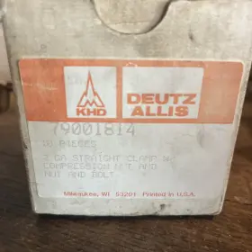 79001814 Allis-chalmers Nos Deutz 2ga Straight Clamp Kit