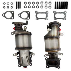 Aloysumoyun 674-145 674-146 Front And Rear Catalytic Converter Compatible With 2008-2017 Ho