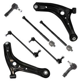 Am Autoparts Am-215116429 Front Steering And Suspension Kit Control Arm With Ball Joint Sway Bar Stabiliz