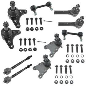 Am Autoparts Am-2621105441 Front Steering And Suspension Kit Ball Joint Sway Bar Stabilizer Link Tie Rod C