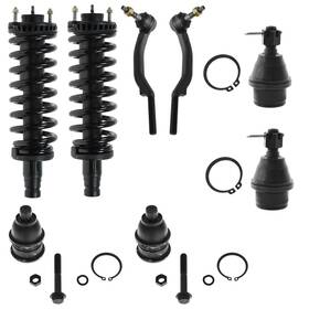 Am Autoparts Am-3924047132 Front Steering And Suspension Kit Ball Joint Shock Spring Strut Assembly Tie