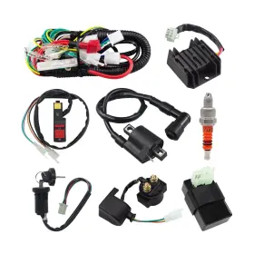 Amavoler 700433712913 Complete Wiring Harness Cdi Ignition Coil Solenoid Relay Spark Plug... Fast Ship Amavoler 700433712913 Complete Wiring Harness Cdi Ignition Coil Solenoid Relay Spark Plug... Fast Ship