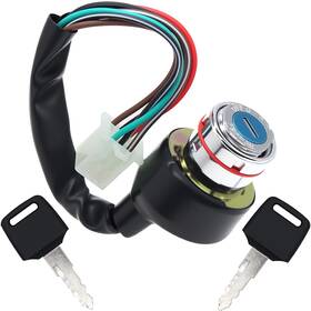 Amavoler Lc263 6 Wires Key Ignition Switch Replacement Parts Fit For Kazuma Meerkat 50cc Fal
