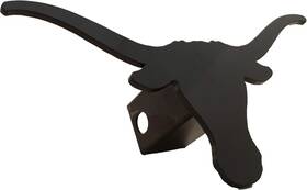 Amg Auto Emblems 689200323371 Solid Metal Custom Shaped Hitch Cover Texas Longhorns Black