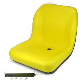 Sst18 Anihoslen 043961091489 Yellow High Back Seat With Pivot Rod Bracket For John Deere 445 455 Sst16