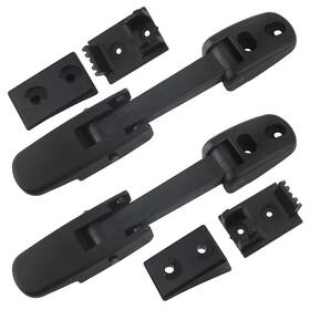Apperfit Hd008 Mack Hood Latch Strap With Catch Bracket Left Driver And Right Passenger Side Blac