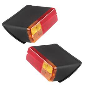 Apsmotiv Aletla0626rabk12pm001289 5172685 2x Rear Combination Tail Lights Assembly Fit For Tractors David Bro