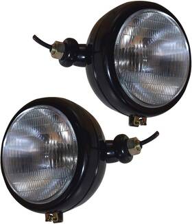 Apsmotiv Lehda0040clbk12pm000065 New Tractor Headlights Assembly 12 Volt Lights Compatible With Massey Ferguson 13