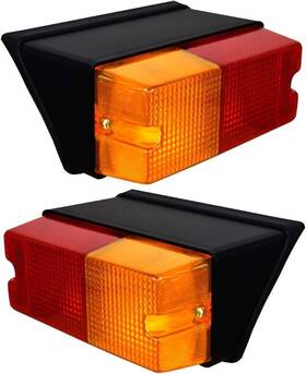 Apsmotiv Letla0032rabk12pm000056 Aps 12v Tractor Tail Light Assembly Universal Combination Rear Lights With Brake