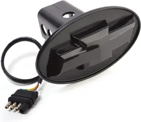 Autogem 606265306536 Officially Licensed Chevy Hitch Cover Led Light Receiver Covers Black Autogem 606265306536 Officially Licensed Chevy Hitch Cover Led Light Receiver Covers Black