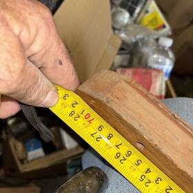 Baldwin 28.5-1-3 Gleaner Allis Chalmers Combine Wood Chain Guides 28.5-1-3/8 Wide