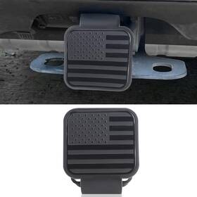 Bdzmc Bdzmc-bc-002 American Flag Trailer Hitch Cover 2 Inch Tow Receiver Tube Plug 1pc Black