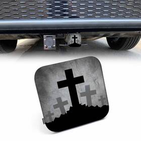 Beabes Hitch-c96-ys0158 Christian Cross Car Rear Hitch Covers 2 Inch X2
