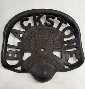 Blackstone 8140 Cast Iron Tractor Seat Early 20th Century Vintage Antique