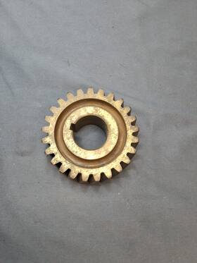 Bolens 1711563 Used Gear 25 Teeth Brass 1.25 Inch Bore