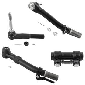 Boxi Bxm600110043-4 Set Of 4 Front Outer Tie Rods Suspension Kit Adjusting Sleeve Fit For