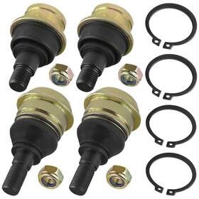 Caltric Bj142 Bj142 Bj144 Bj144/2 2 Front Knuckle Lower Upper Ball Joint Compatible With John Deere Xuv