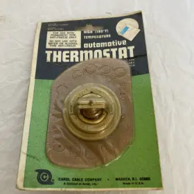 Cp9180 Carol Cable Company Vintage Co Automotive Thermostat 1950-1960 High Temperature
