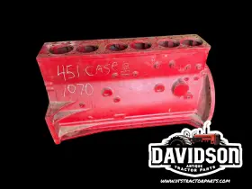 A58513 Case 1070 Tractor Engine Block 451 Good Used Bare A58513 Case 1070 Tractor Engine Block 451 Good Used Bare