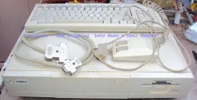 Amiga-1000 Commodore Amiga 1000 Computer For Parts Or Repair With Mouse Keyboard Cable
