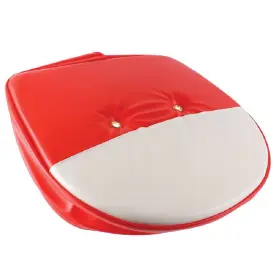 3010-1703 Complete Tractor Seat Cushion Red And White 21 Inch Compatible Wit