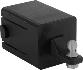 3dp001 Costume Wizard Tiny Trailer Hitch Cover Snap In Novelty Accessory For 2 Inch Black