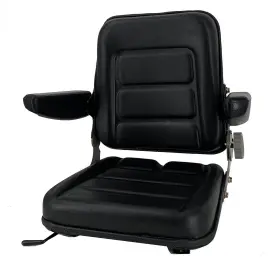 Cozyel 785378396312 Pvc Forklift Seat Suspension Tractor With 140 Adjustable Back An