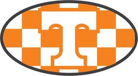 Craftique 00976 Ut Tennessee Vols Checkerboard 2 Inch Hitch Receiver Cover Orange