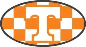 00976 Craftique Ut Tennessee Vols Checkerboard 2 Inch Hitch Receiver Cover Orange