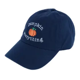 Dy-lcap2970-nav Ctm David And Young Womens Pumpkin Everything Stone Washed Baseball Cap One Size